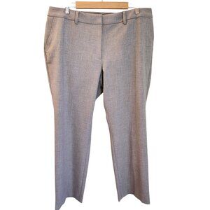 Talbots Pants 16WP 16W Petites Gray Grey Women's Freeport Pant Office Career NEW